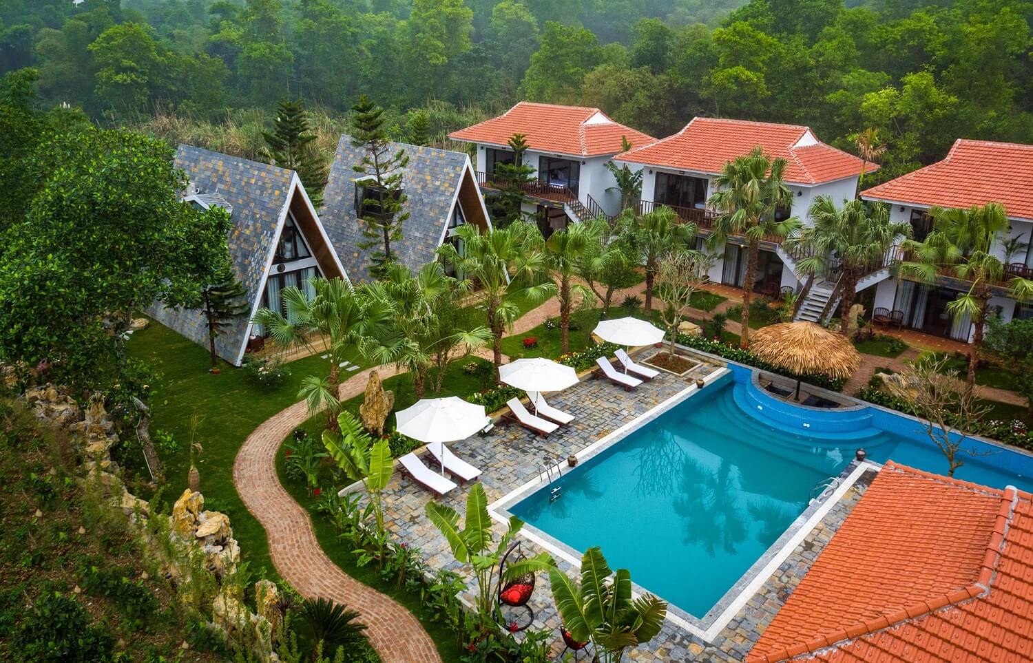 Top 08 resort view núi đẹp nhất Ninh Bình 2026
