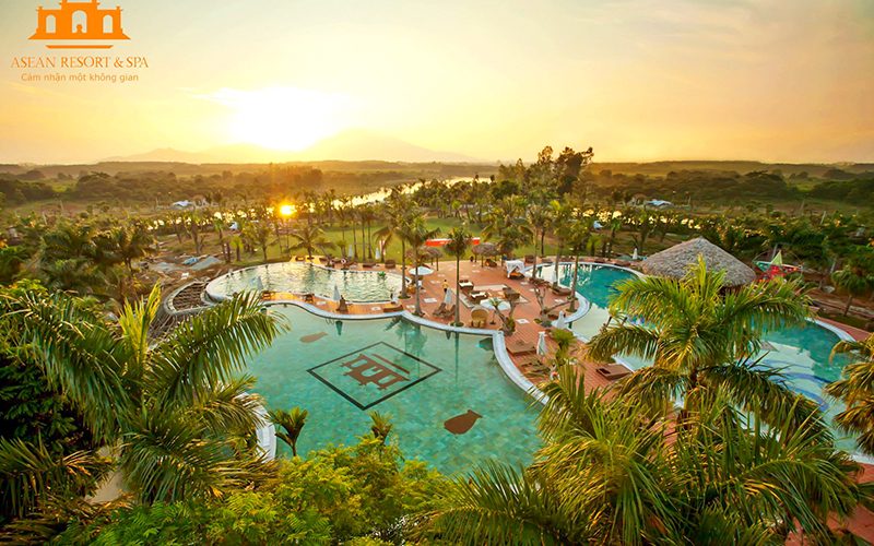 Asean Resort là tổ hợp các khu nghỉ dưỡng, dịch vụ tiện ích.